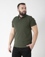 Majica Kragna - POLO 1423 - TAMNO ZELENA