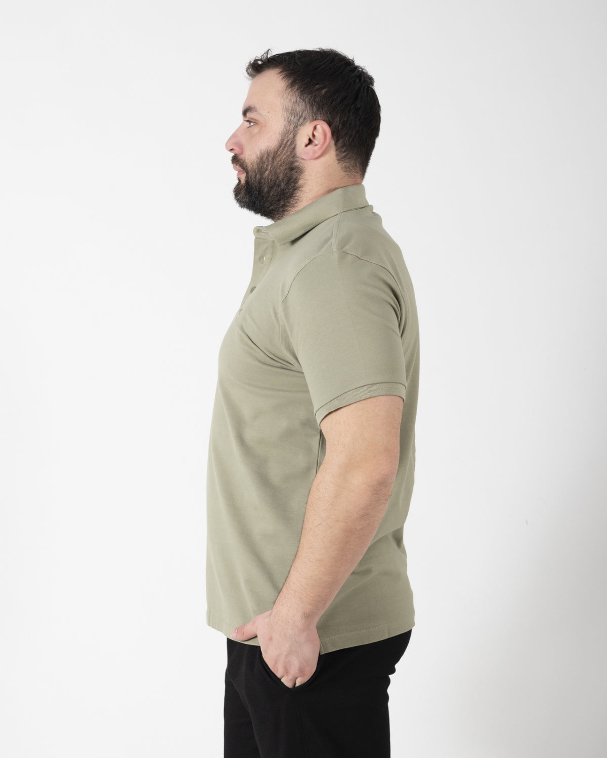 Majica Kragna - POLO 1423 - ZELENA