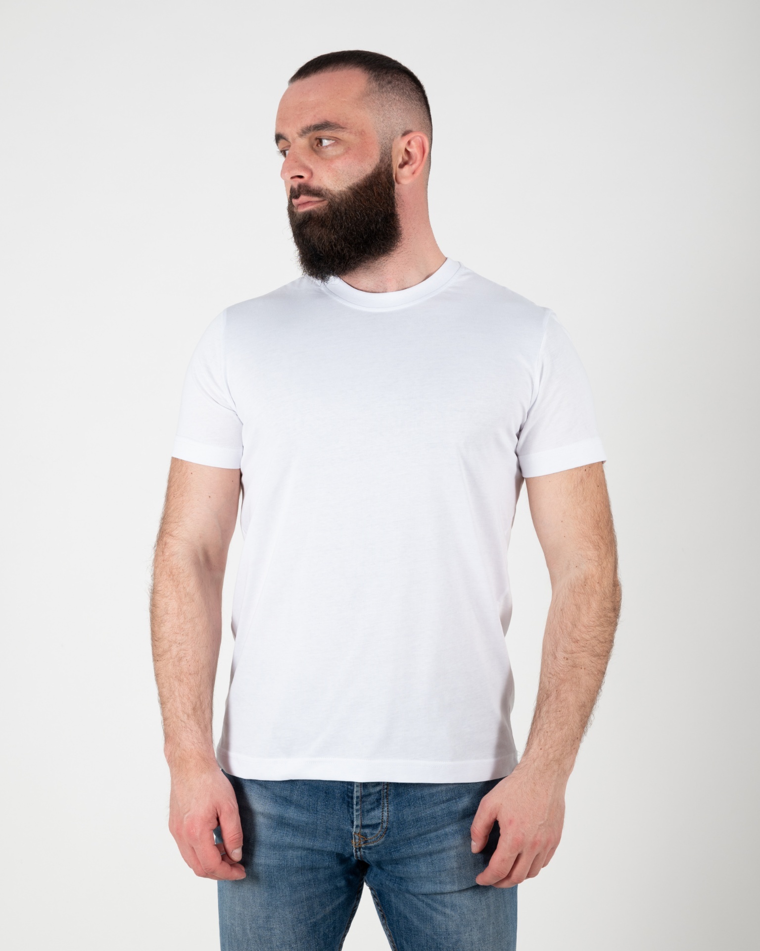 Slika Majica Okruglina - 01 - BELA
