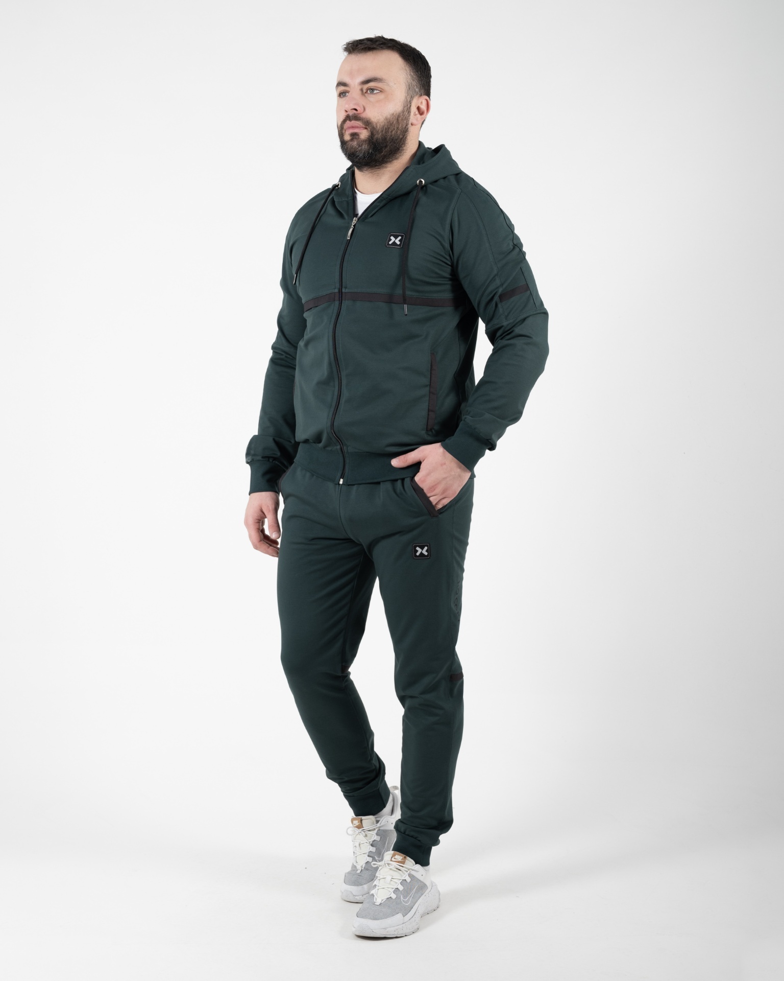 Slika Komplet trenerka - 254 - TAMNO ZELENA