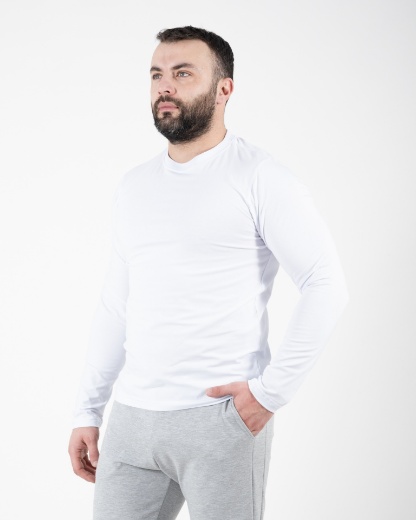 Slika MAJICA DUGI RUKAV - 01 - BELA