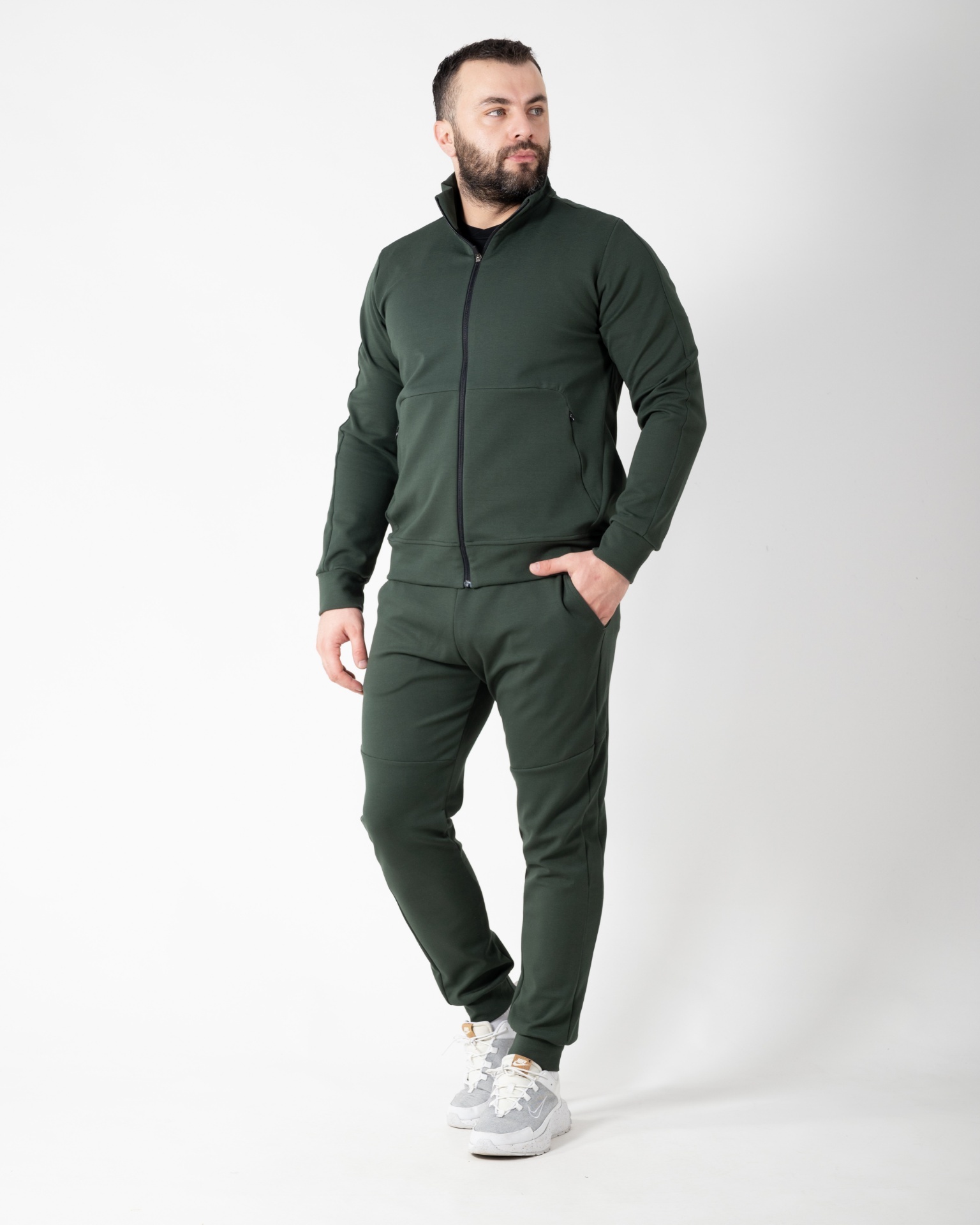 Slika Komplet trenerka - 261 - TAMNO ZELENA