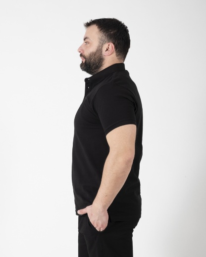 Slika Majica Kragna - POLO 1423 - CRNA