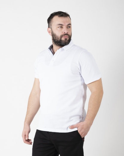 Slika Majica Kragna - POLO 1423 - BELA