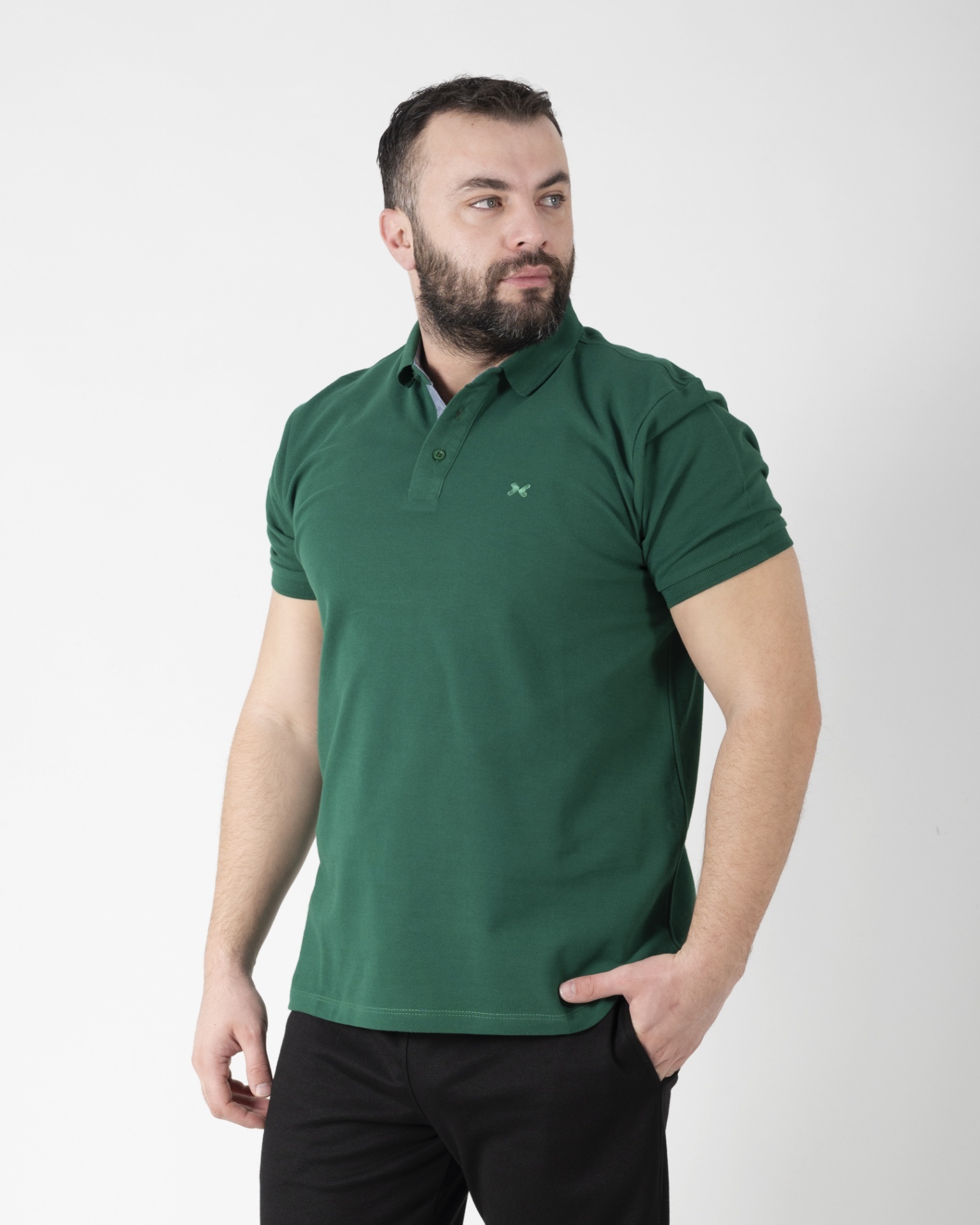 Slika Majica Kragna - POLO 1423 - BENETON ZELENA