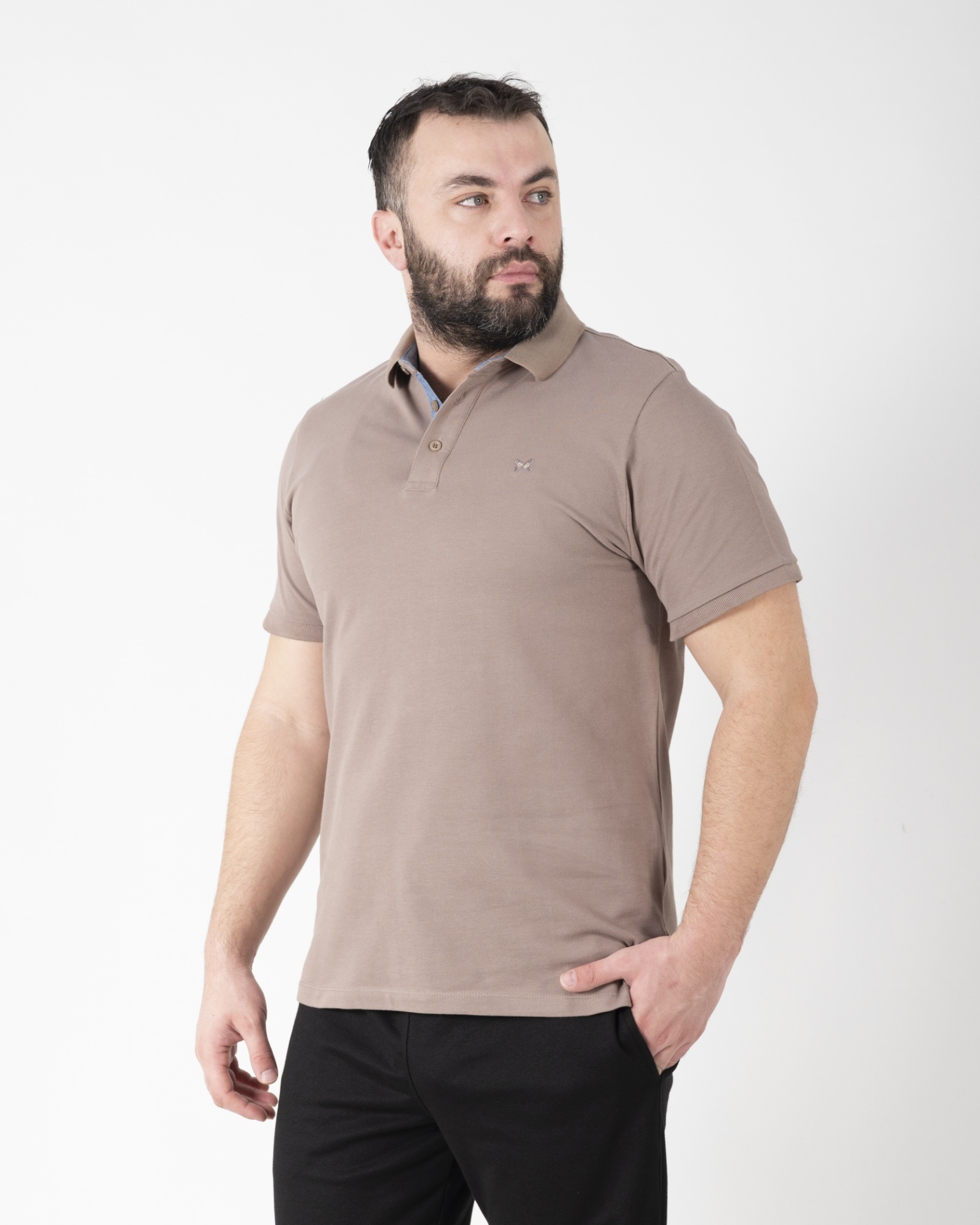 Slika Majica Kragna - POLO 1423 - BEŽ