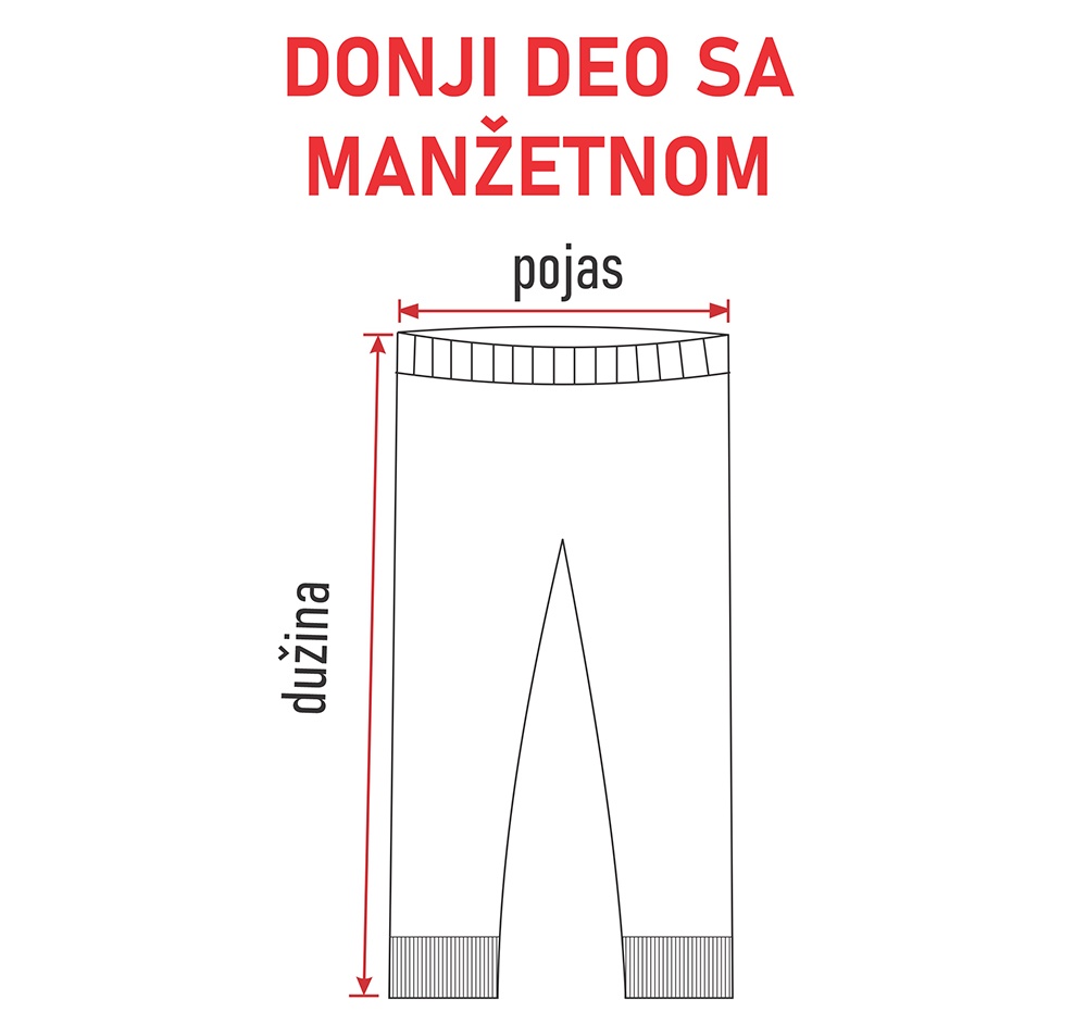 Donji deo sa manzetnom